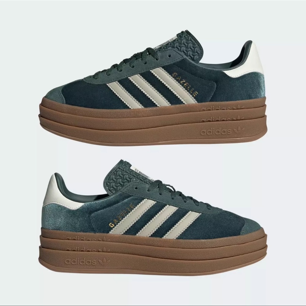 🌲 Adidas Gazelle Bold Mineral Green 🌲 - Picture 1 of 5